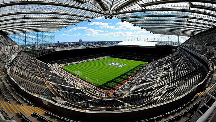 Newcastle United's Sports Direct Arena at St James' Park