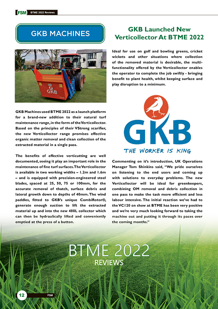 GKB Launch New Verticollector At BTME 2022
