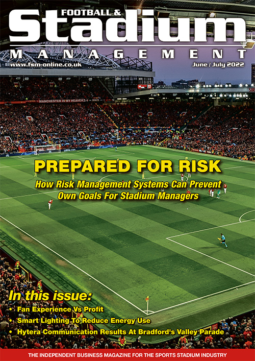 Football & Stadium Management (FSM) June / July 2022 front cover