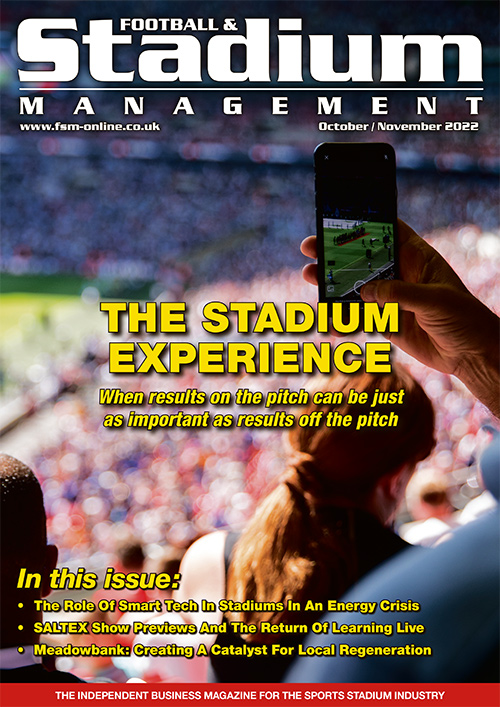 Football & Stadium Management (FSM) October / November 2022 front cover