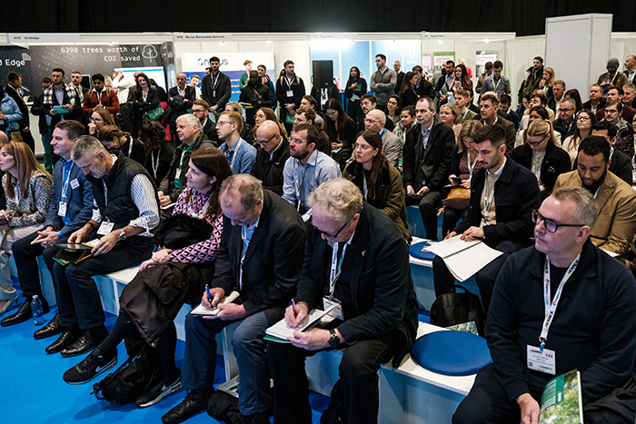 An attentive audience at one of the many interesting and informative presentations at EMEX