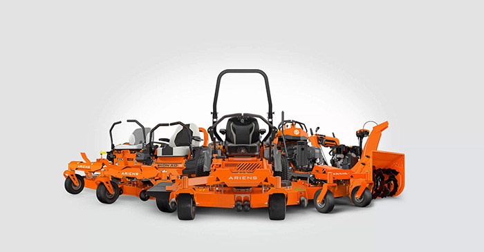 A selection of Ariens mowers