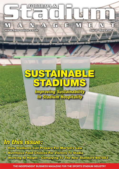 Football & Stadium Management (FSM) April / May 2023 front cover