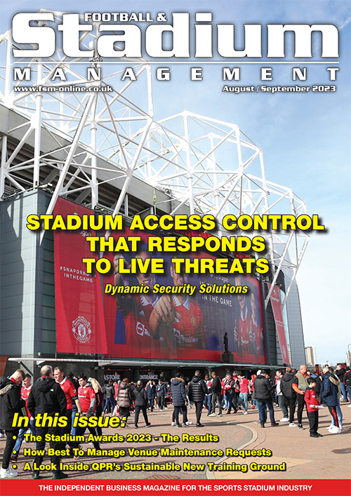 Football & Stadium Management (FSM) August / September 2023 front cover