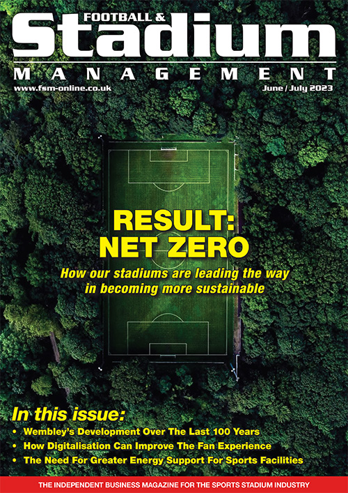 Football & Stadium Management (FSM) June / July 2023 front cover