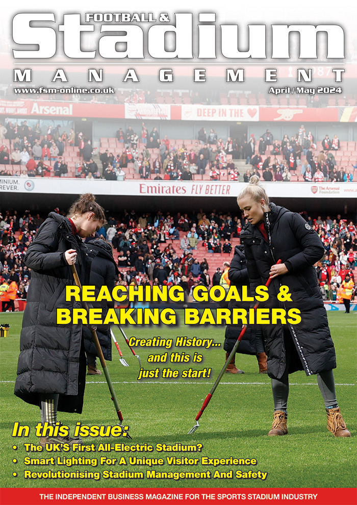 Football & Stadium Management (FSM) April / May 2024 front cover